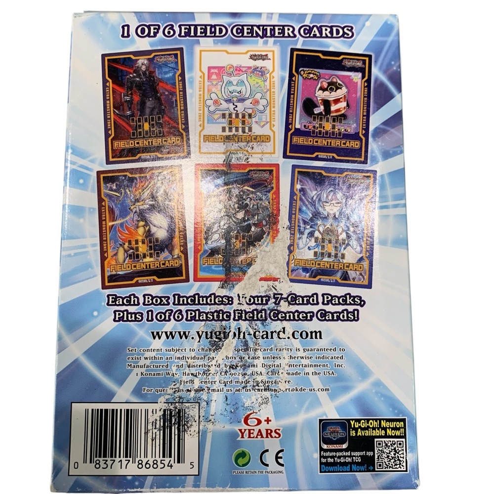 Yu-Gi-Oh Justice Hunters 1st Edition Sealed Mini Box 4 Packs Field Center Card - Picture 2 of 7